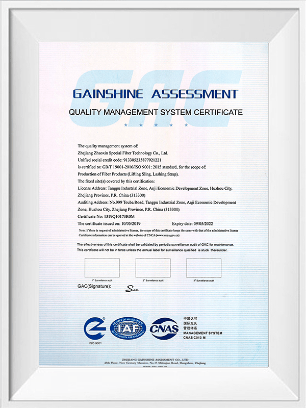 ISO 9001:2015 Certificate (English)